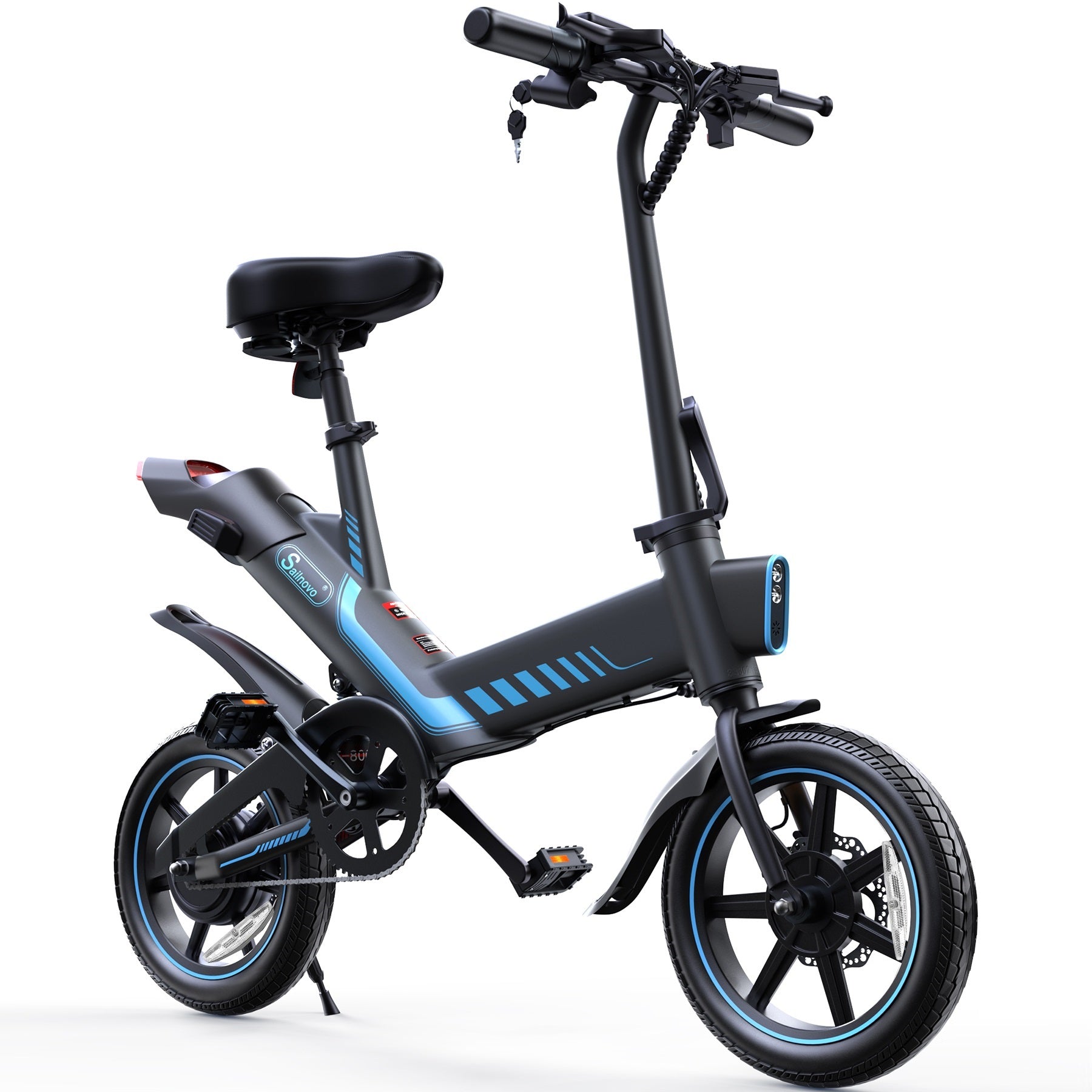 Wooken Y1-14 Urban Commuter Folding Electric Bike Wooken