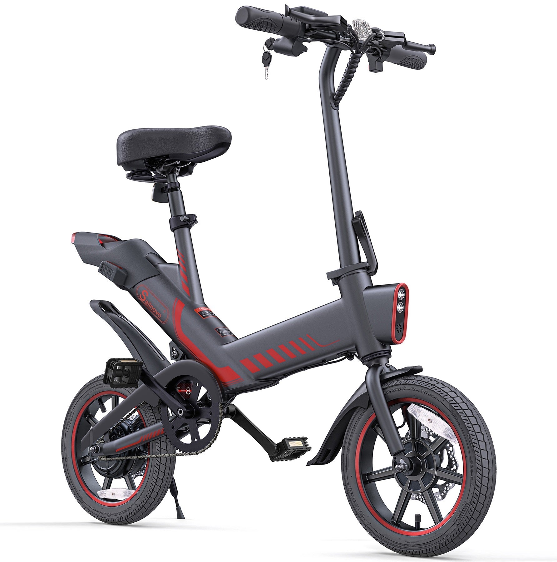 Wooken Y1-14 Urban Commuter Folding Electric Bike Wooken