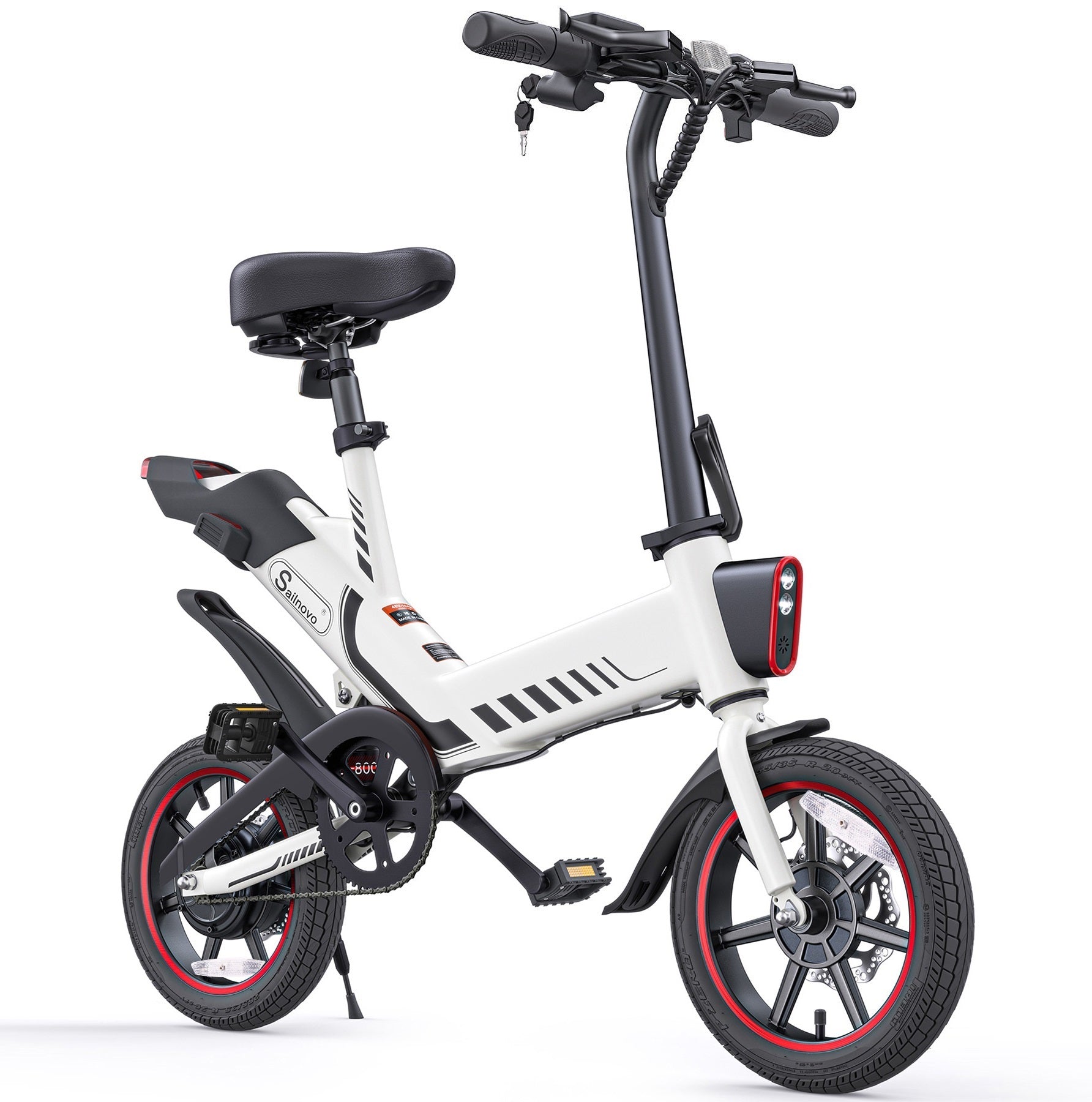 Wooken Y1-14 Urban Commuter Folding Electric Bike Wooken