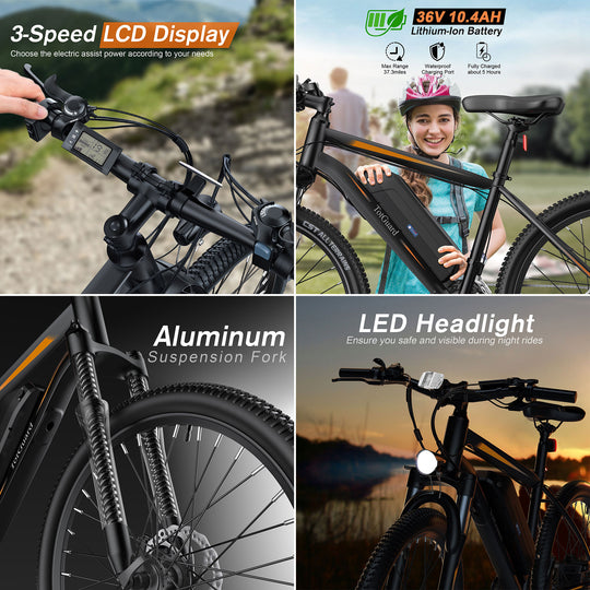 ?Wooken T-266 Adult Commuter Electric Mountain Bike Wooken