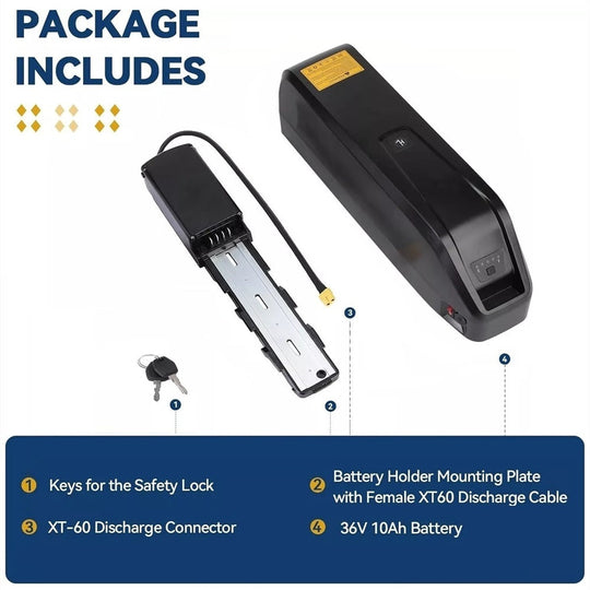 TotGuard Electric Bike Battery for Rider - TotGuard
