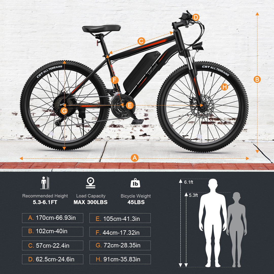 ?Wooken T-266 Adult Commuter Electric Mountain Bike Wooken