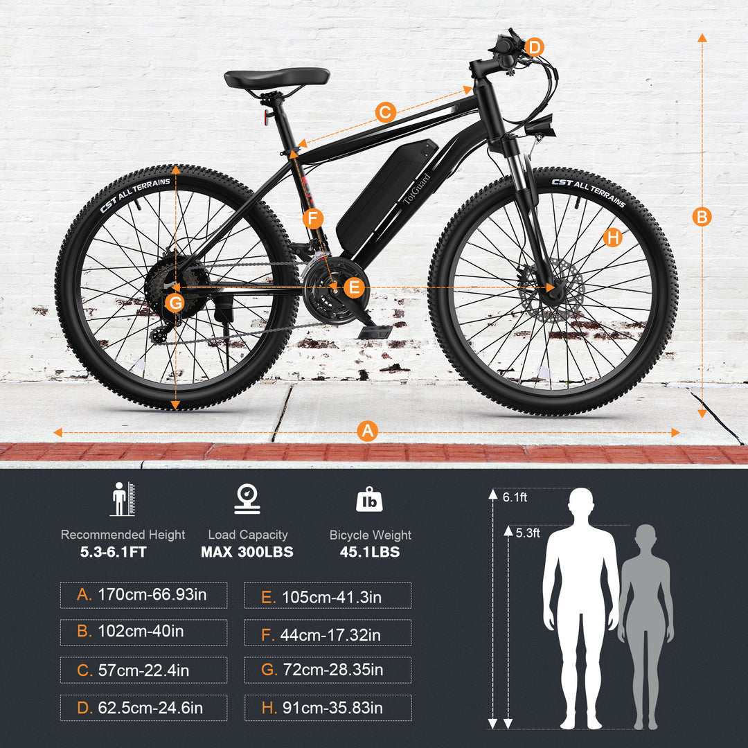 ?Wooken T-266 Adult Commuter Electric Mountain Bike Wooken