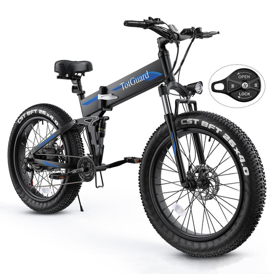 Wooken T-268 All Terrain Folding Fat Tire Electric Bike Wooken