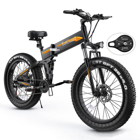Wooken T-268 All Terrain Folding Fat Tire Electric Bike Wooken