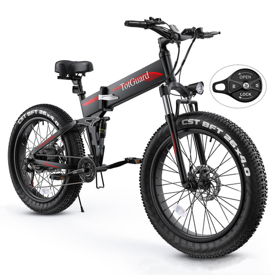 Wooken T-268 All Terrain Folding Fat Tire Electric Bike Wooken