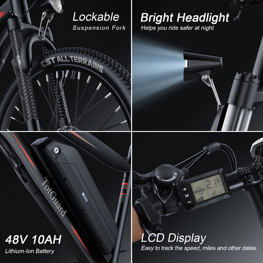 Wooken T-276 Adult Adventure Electric Mountain Bike Wooken