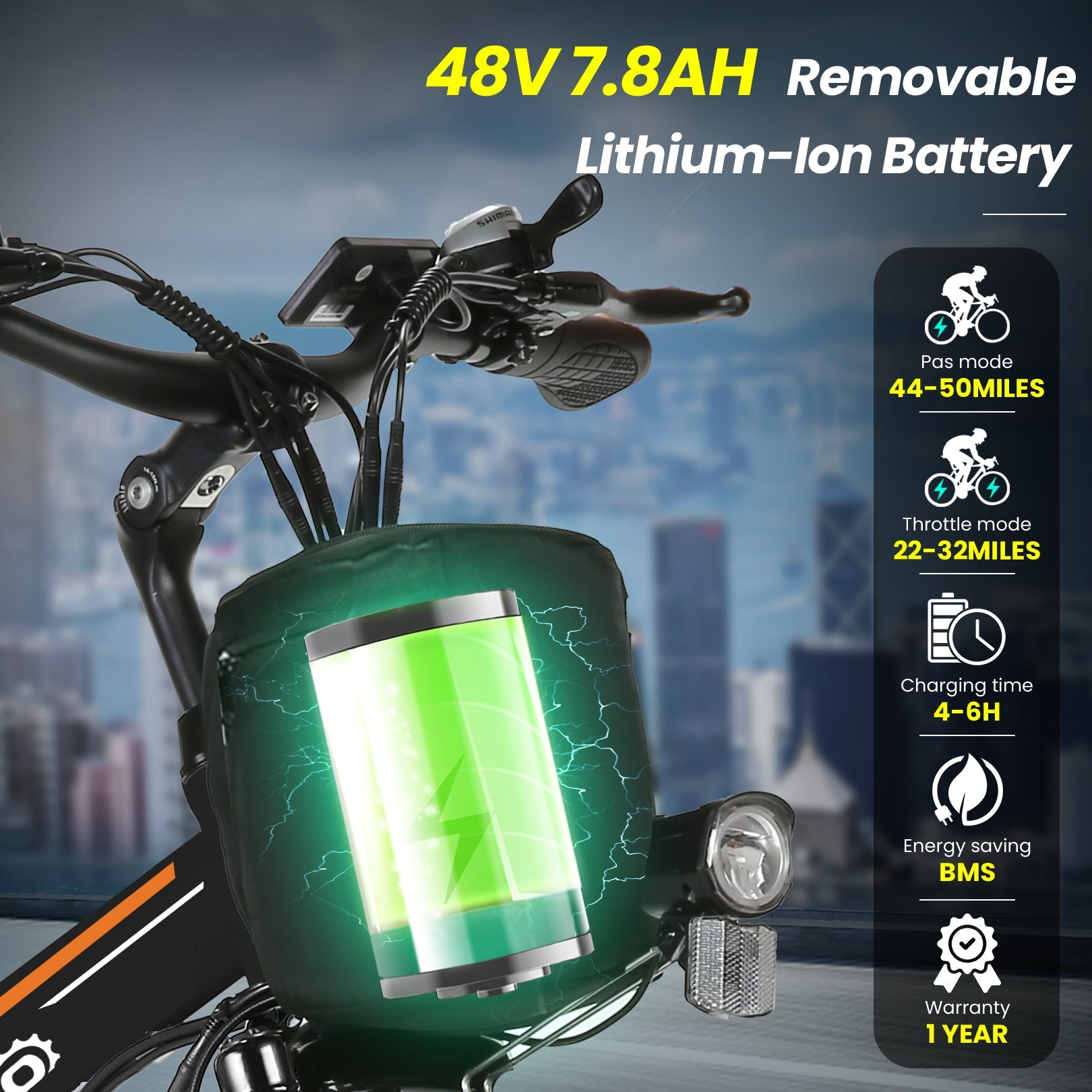 Gocio A-020 Full Suspension Electric Bike Folding Mountain Electric Bike GOCIO