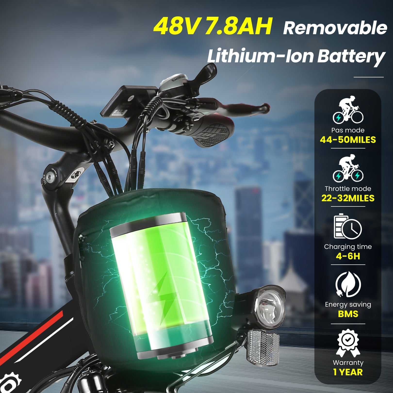 Gocio A-020 Full Suspension Electric Bike Folding Mountain Electric Bike GOCIO