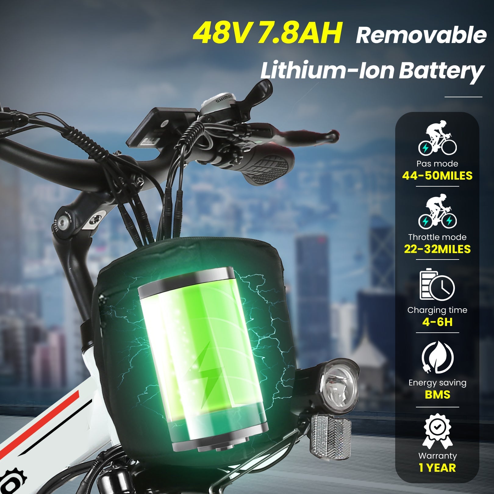 Gocio A-020 Full Suspension Electric Bike Folding Mountain Electric Bike GOCIO