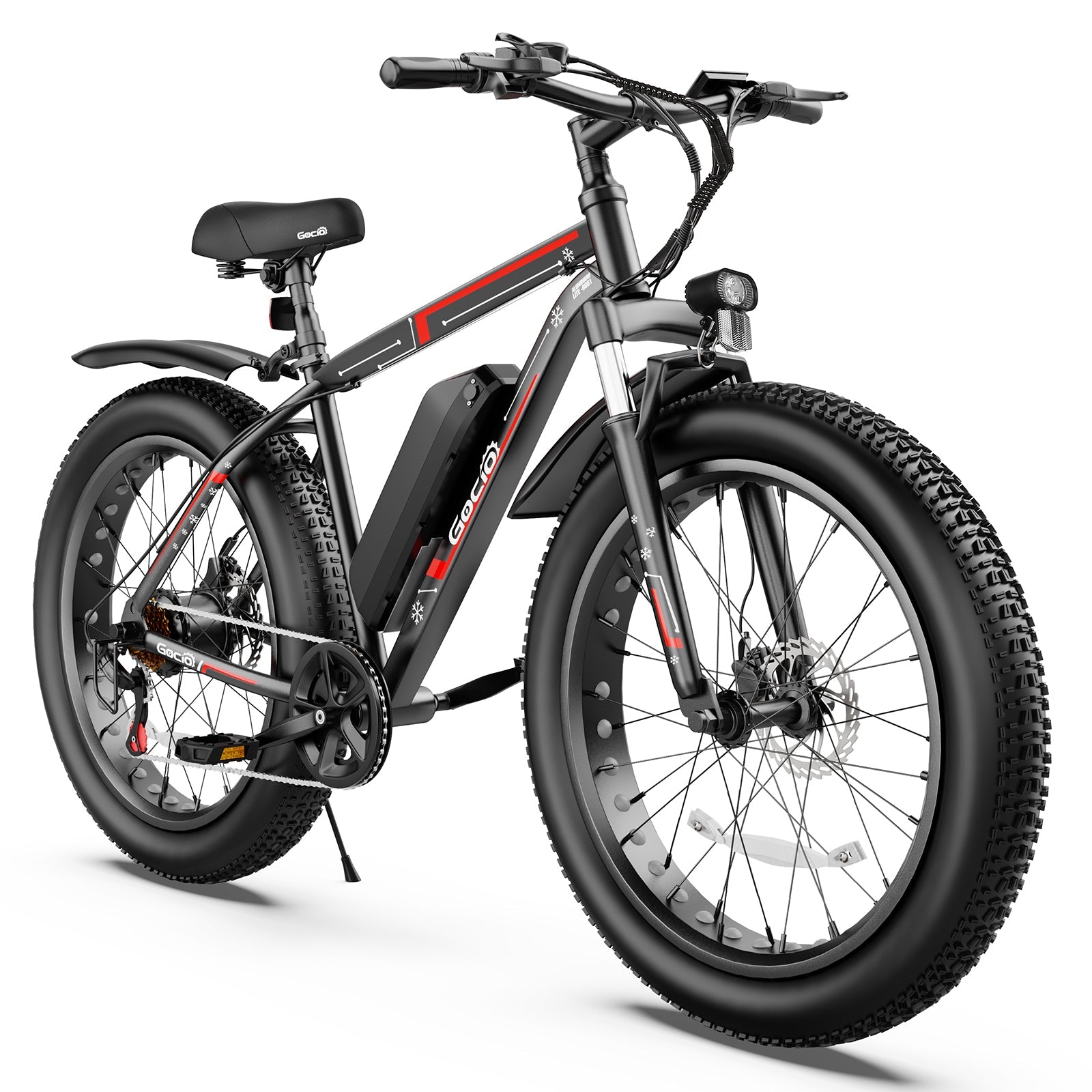 Gocio Mountain Electric Bike Fat Tire All Terrain Electric Bike aventon