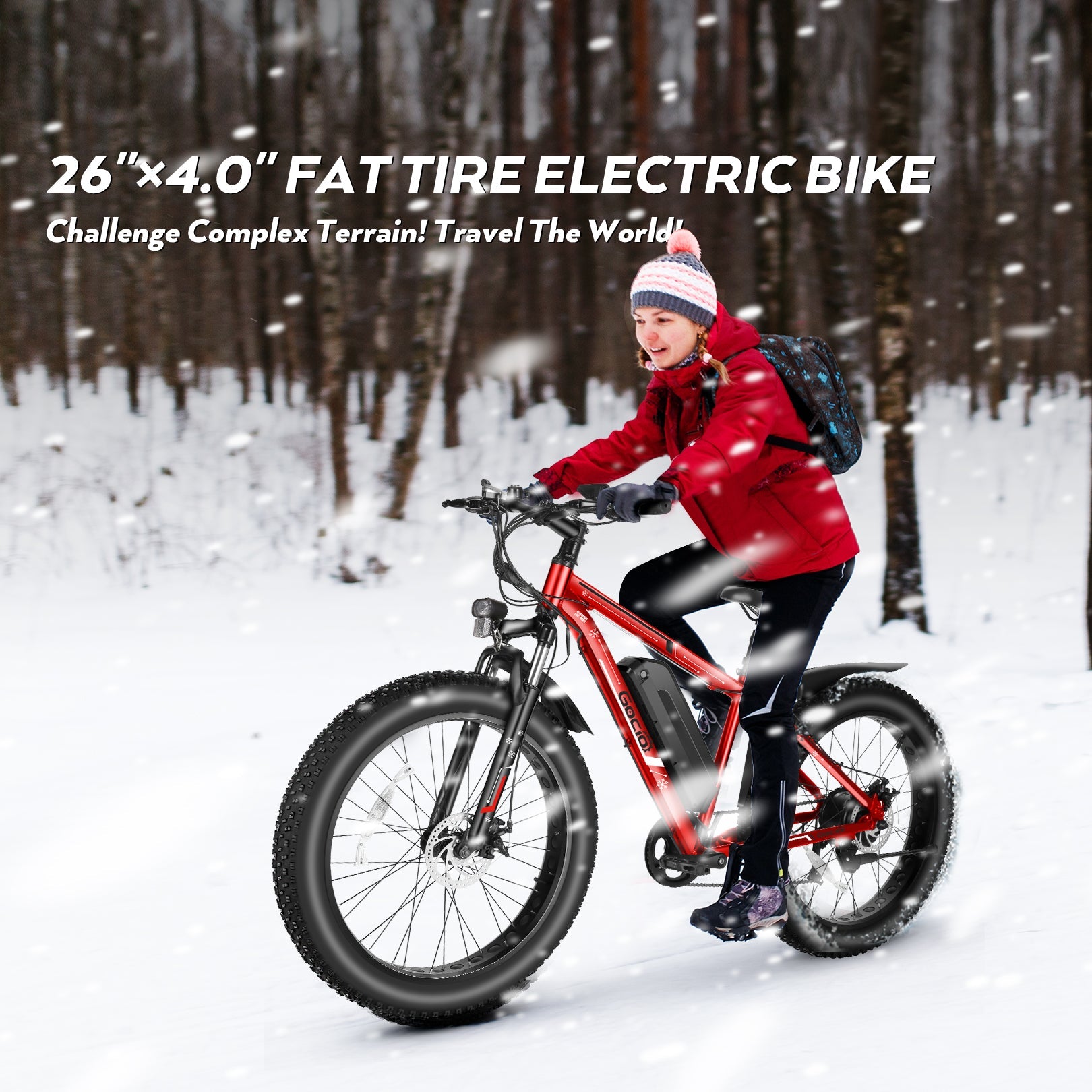 Wooken G-21 Mountain Electric Bike Fat Tire All Terrain Electric Bike Wooken