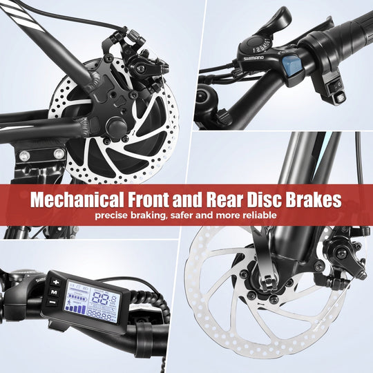 TotGuard Urban Electric Bike AMAK0026 Wooken