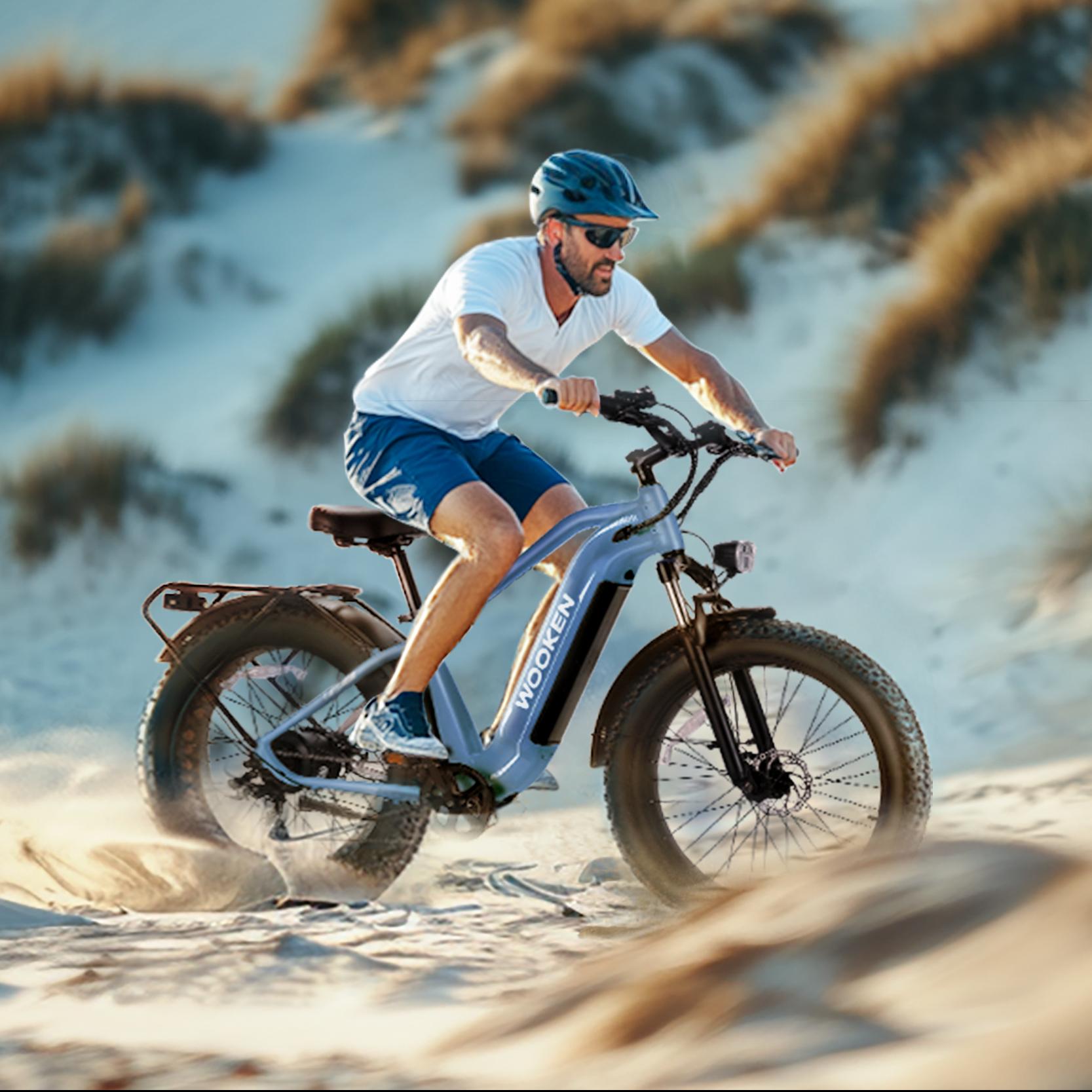 Wooken ‎GALE 26" x 4.0 Fat Tire All Terrain Electric Bike WOOKEN