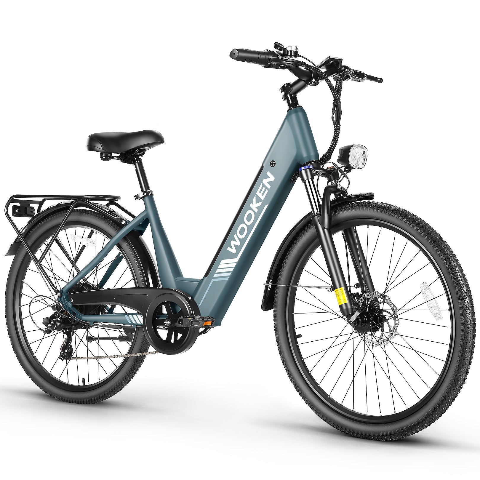 Wooken SwiftX Step-Thru Commuter Fat Tire Electric Bike Wooken
