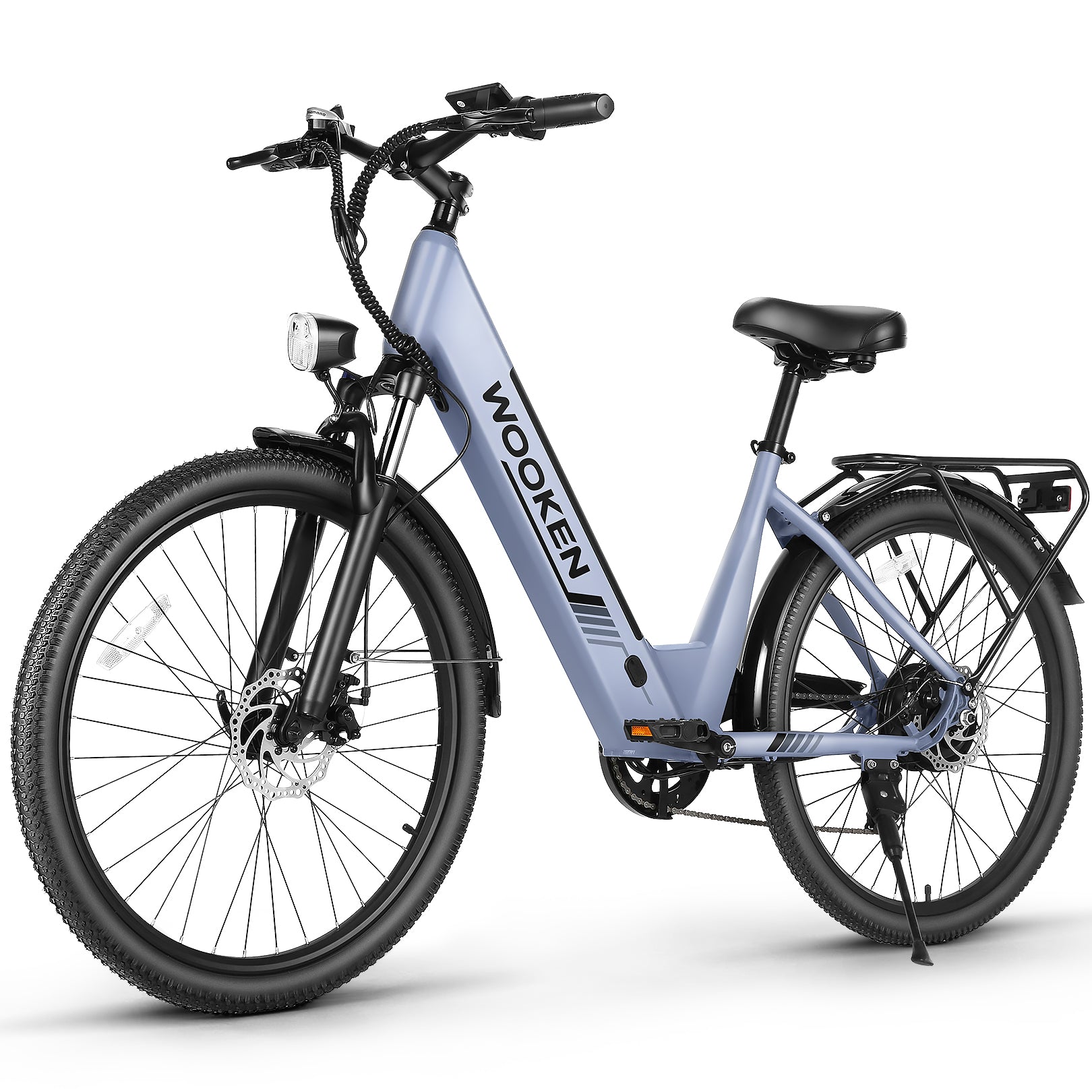 Wooken SwiftX Step-Thru Commuter Fat Tire Electric Bike Wooken