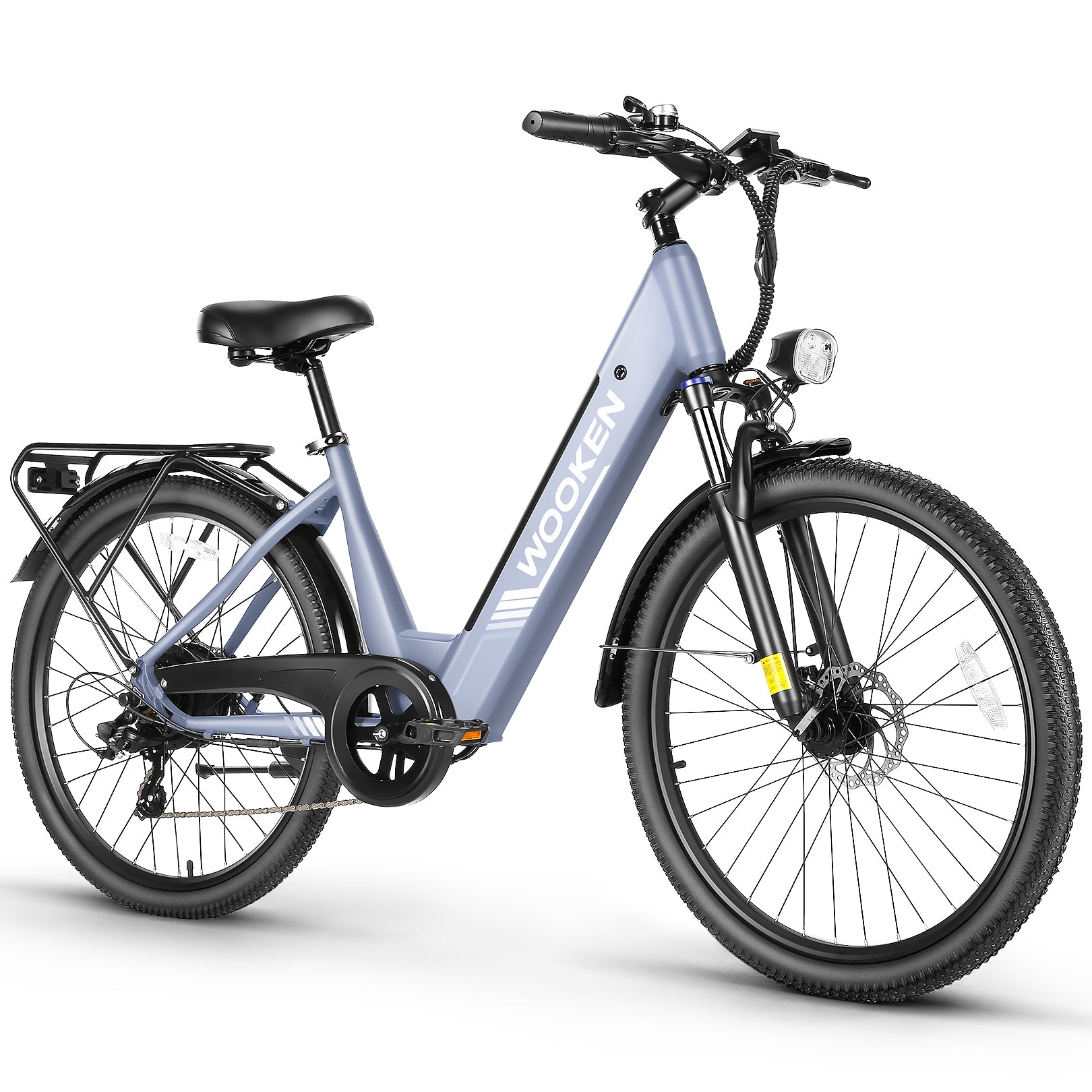 Wooken SwiftX Step-Thru Commuter Fat Tire Electric Bike Wooken