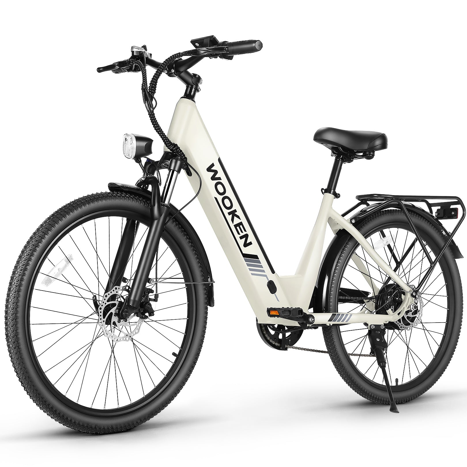 Wooken SwiftX Step-Thru Commuter Fat Tire Electric Bike Wooken