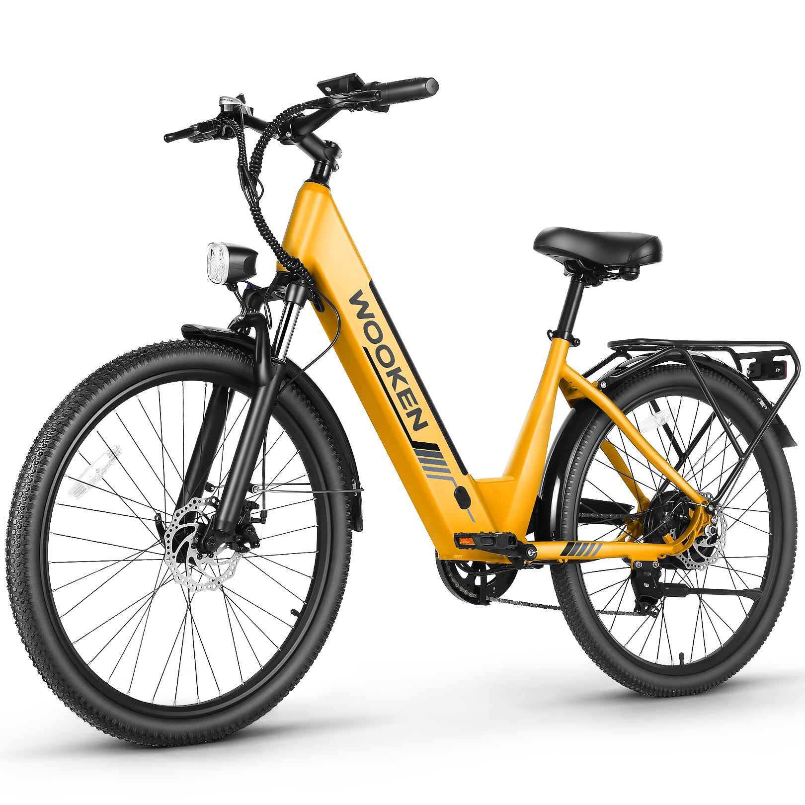 Wooken SwiftX Step-Thru Commuter Fat Tire Electric Bike Wooken