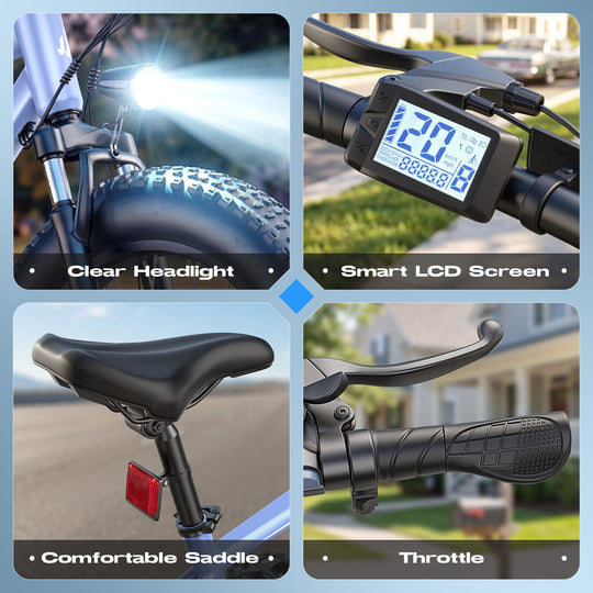 Wooken TAIWK11 All Terrain Fat Tire Electric Bike Wooken