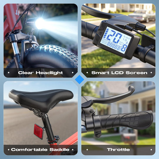 Wooken TAIWK11 All Terrain Fat Tire Electric Bike Wooken