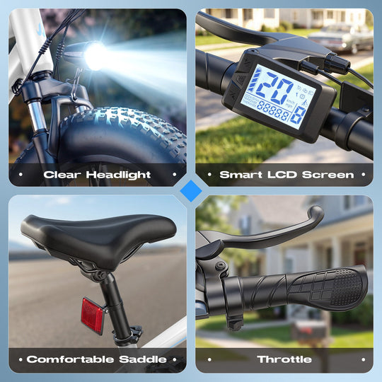 Wooken TAIWK11 All Terrain Fat Tire Electric Bike Wooken