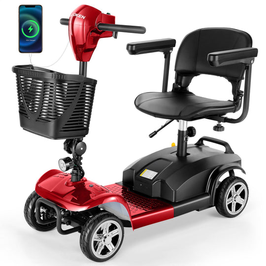 Wooken All Terrain Foldable Electric Mobility Scooter Wooken