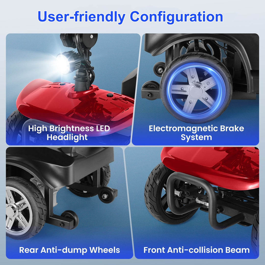 Wooken All Terrain Foldable Electric Mobility Scooter Wooken