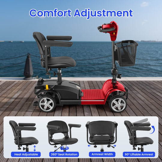 Wooken All Terrain Foldable Electric Mobility Scooter Wooken