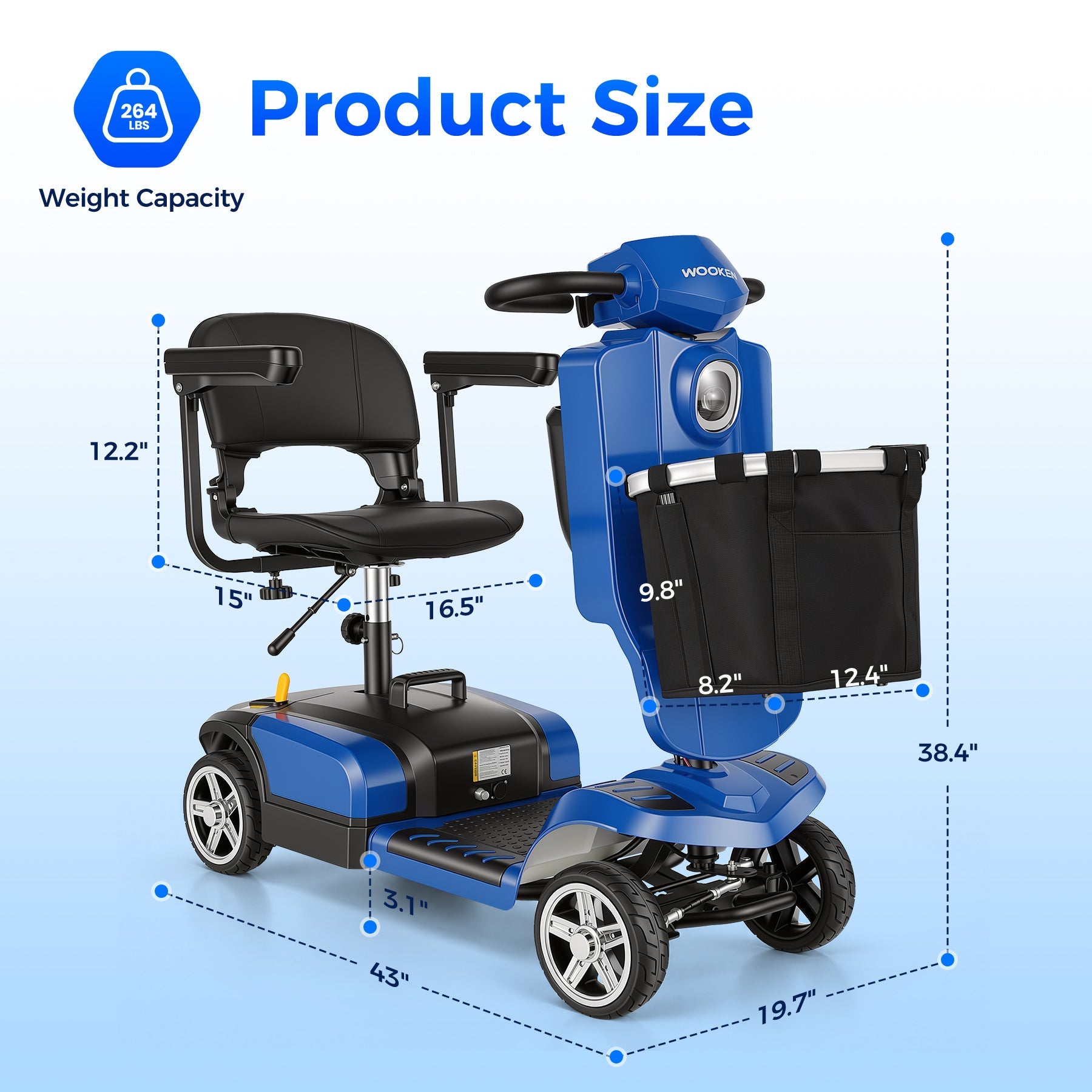 Wooken X-77 Premium Electric Scooter WOOKEN