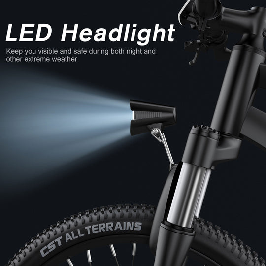 TotGuard AERVA 27.5-Inch Electric Bike Wooken