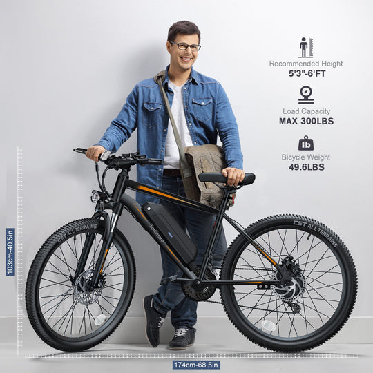 TotGuard AERVA 27.5-Inch Electric Bike Wooken