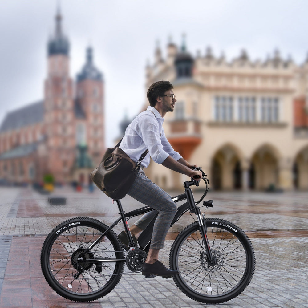 TotGuard AERVA 27.5-Inch Electric Bike Wooken