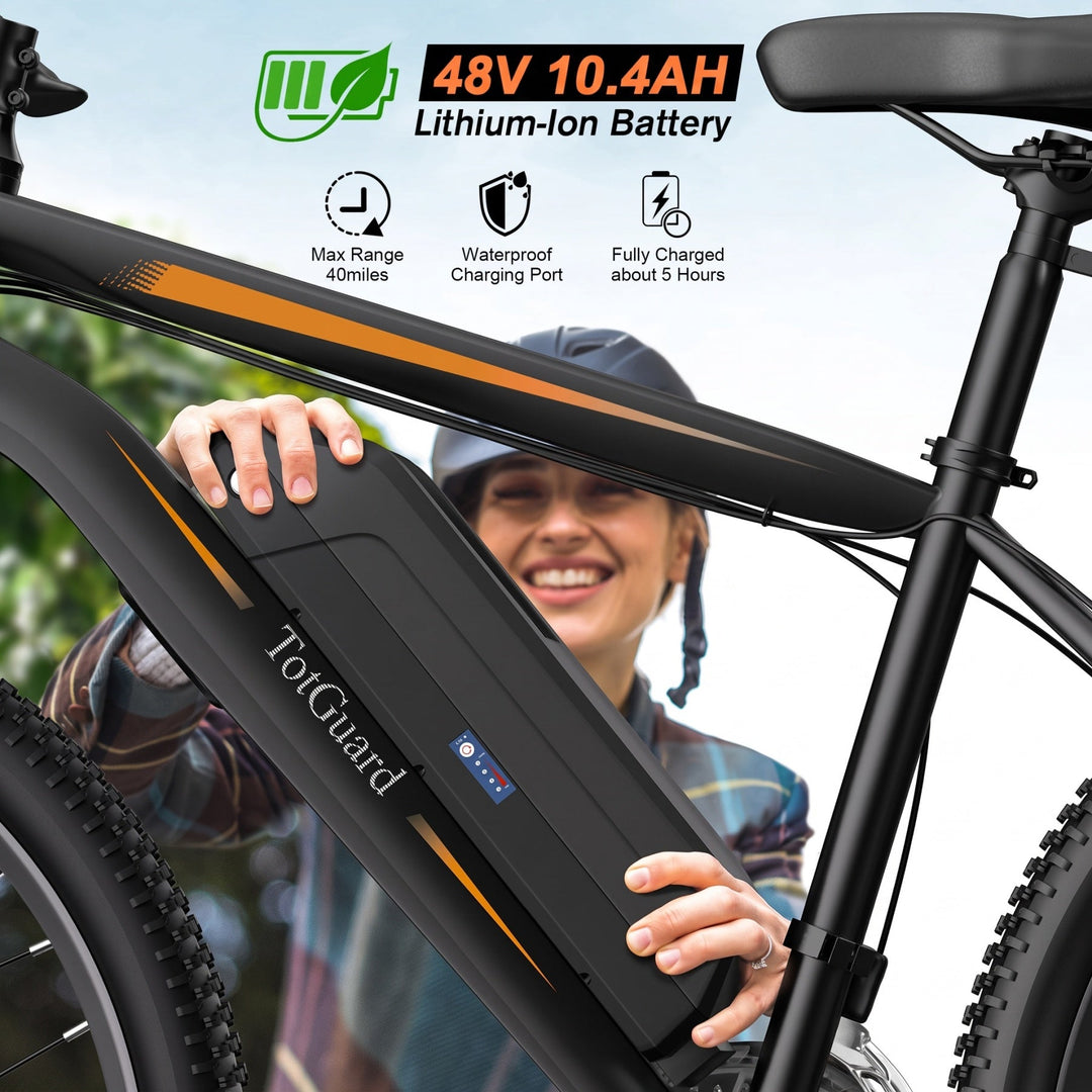 TotGuard AERVA 27.5-Inch Electric Bike Wooken