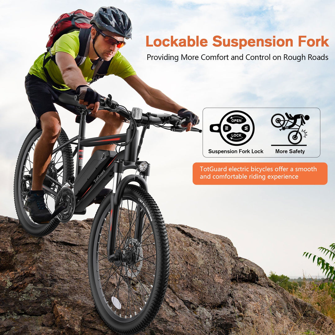 TotGuard AERVA 27.5-Inch Electric Bike Wooken