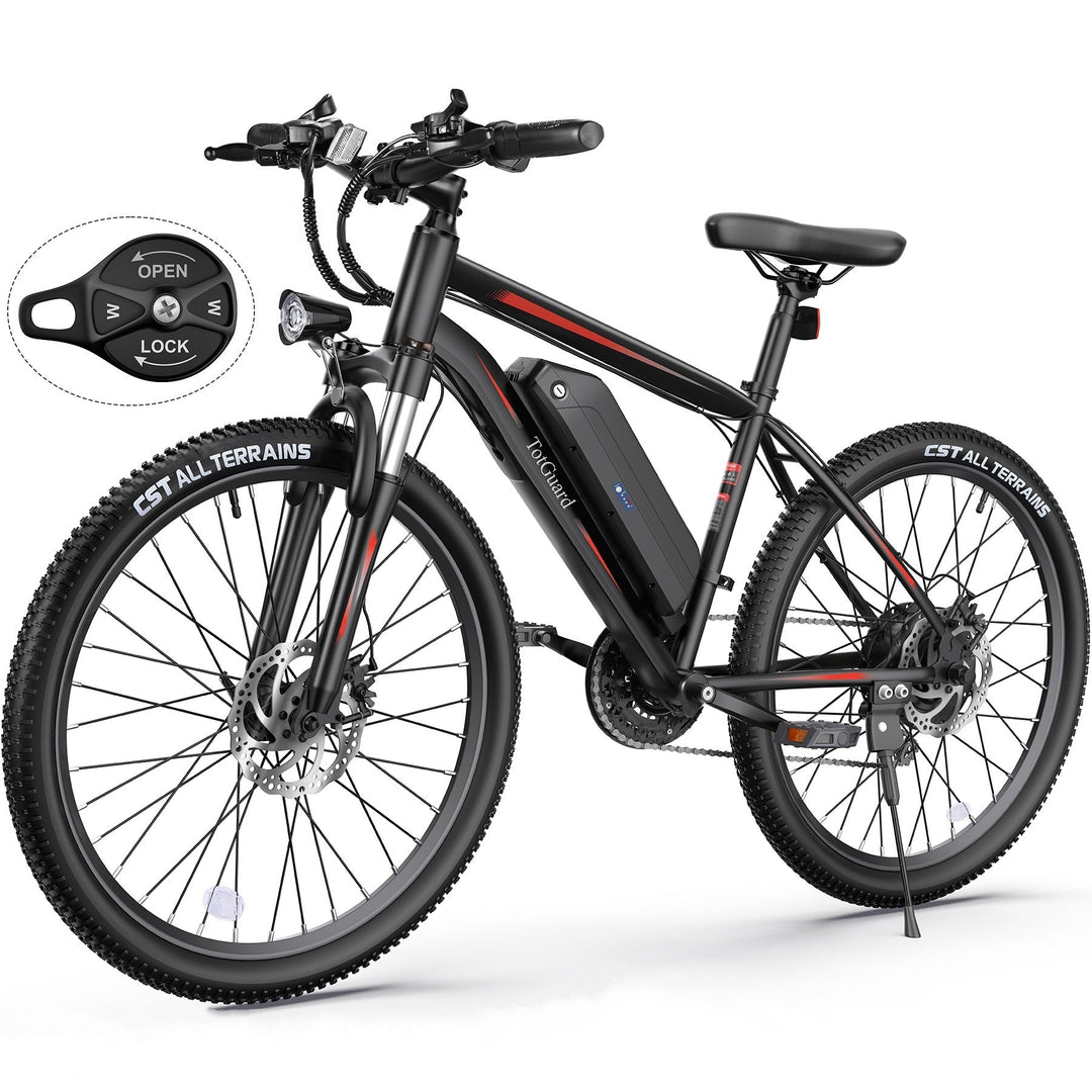 TotGuard AERVA 27.5-Inch Electric Bike Wooken