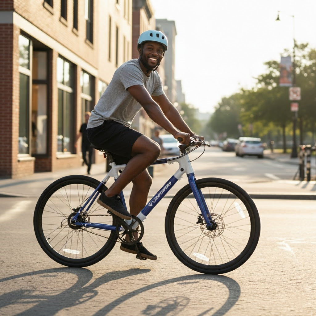 Vanpowers City Vanture Electric Bike Urban Commuter Electric Bike Wooken
