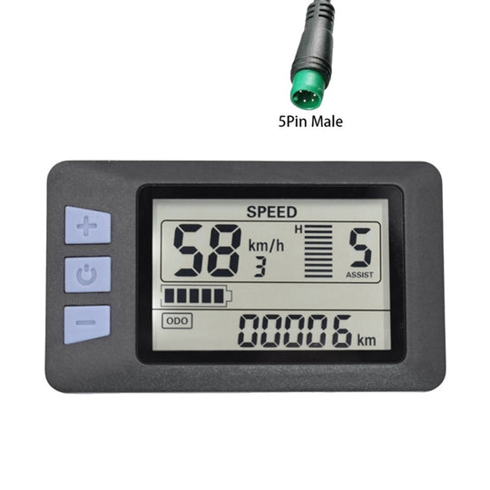 Wooken Electric Bike LCD Display Meter TotGuard